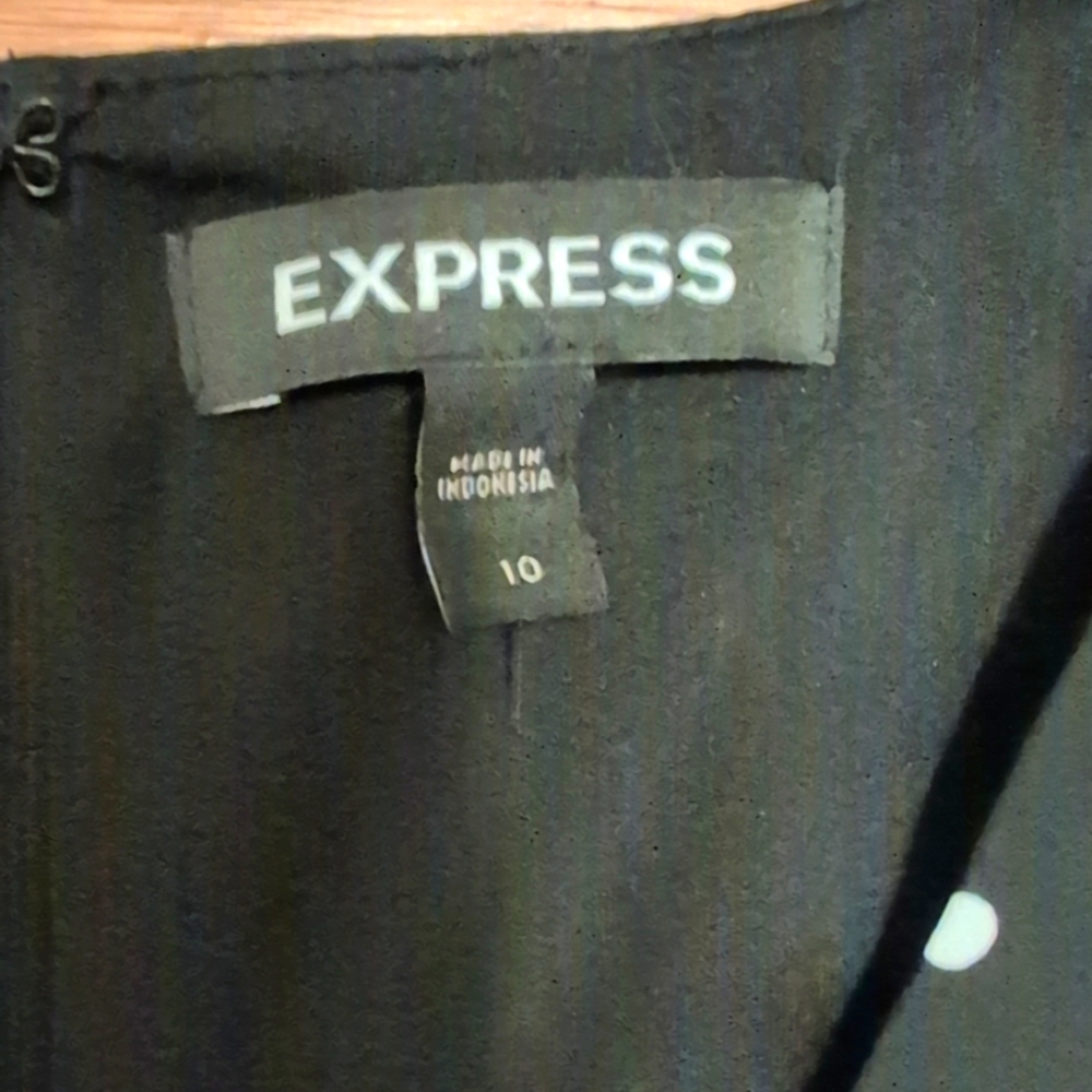 Express Polka Dot Dress - Picture 3 of 5
